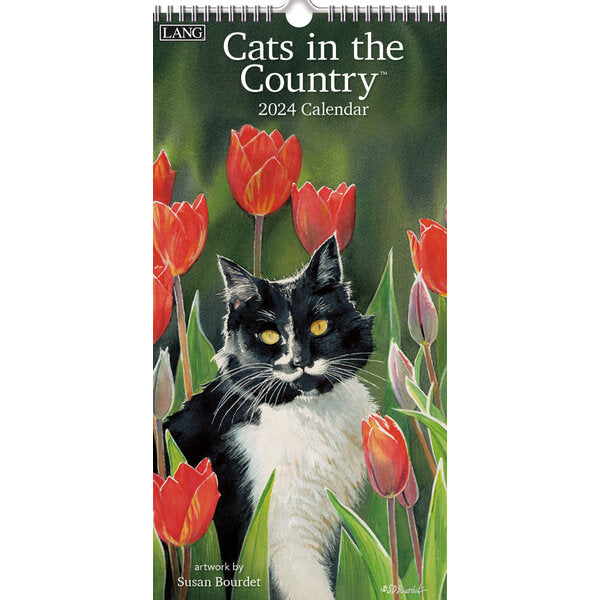 Calendrier Lang Cats in the country vertical